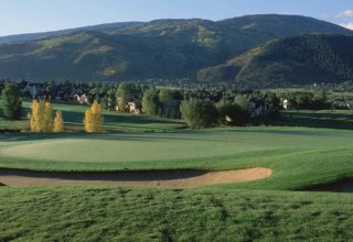 Pristine golf course in Vail