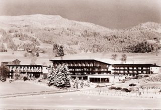 Historic photo of Sonnenalp Hotel in 1956