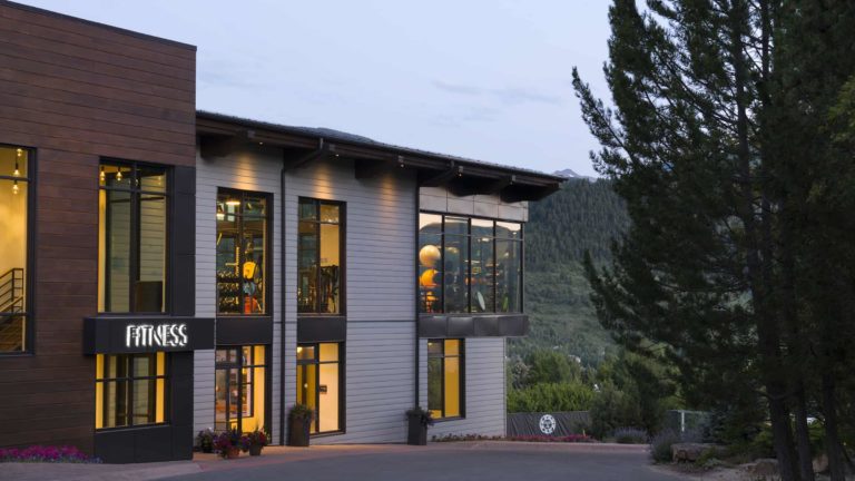 Exterior of Sonnenalp fitness gym