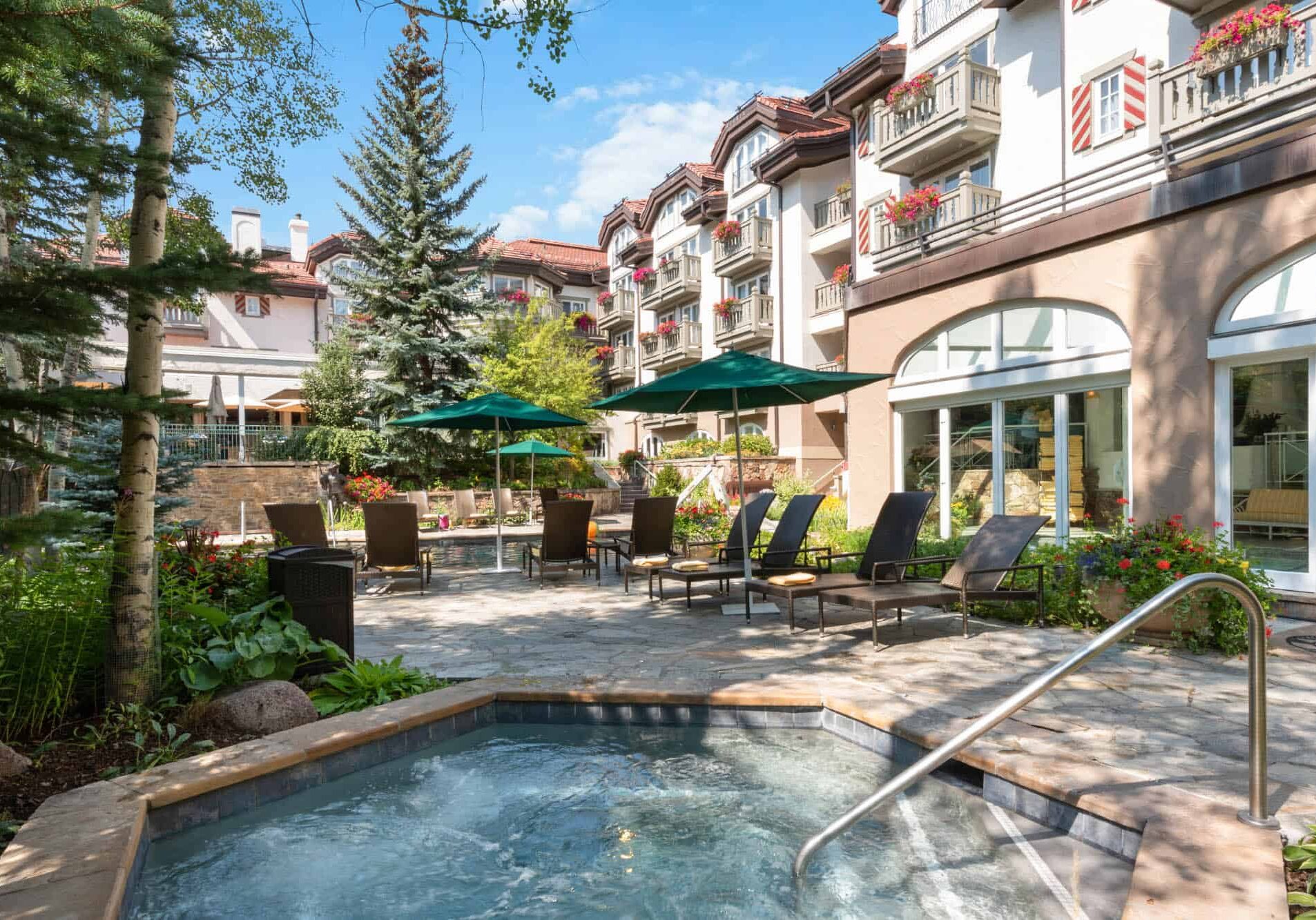 Sonnenalp Pool at Vail Colorado